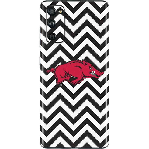 University of Arkansas-Fayetteville Chevron Print Galaxy S20 Fan Edition Skin