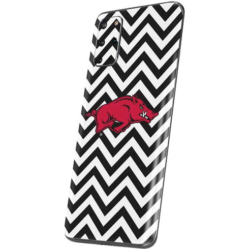 University of Arkansas-Fayetteville Chevron Print Galaxy S20 Plus Skin