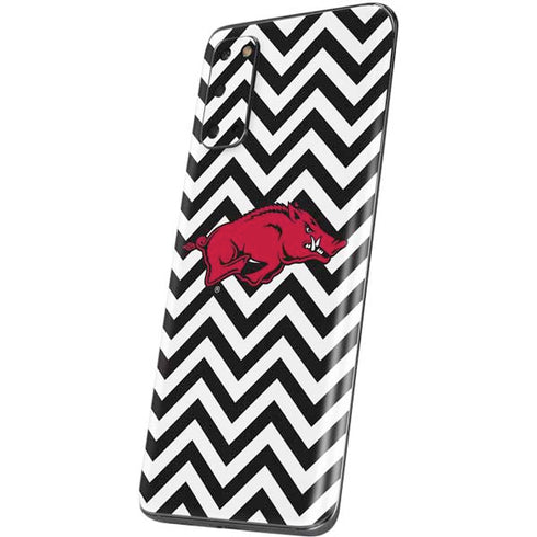 University of Arkansas-Fayetteville Chevron Print Galaxy S20 Skin