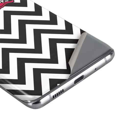 University of Arkansas-Fayetteville Chevron Print Galaxy S20 Skin