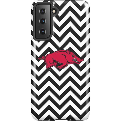 University of Arkansas-Fayetteville Chevron Print Galaxy S21 5G Pro Case