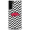 University of Arkansas-Fayetteville Chevron Print Galaxy S21 FE Clear Case