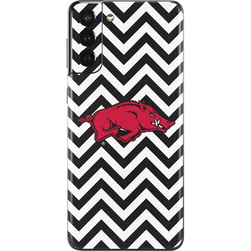 University of Arkansas-Fayetteville Chevron Print Galaxy S21 Plus 5G Skin