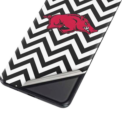 University of Arkansas-Fayetteville Chevron Print Galaxy S21 Plus 5G Skin