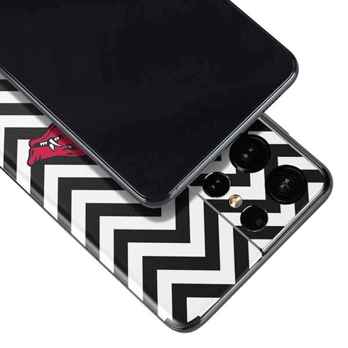 University of Arkansas-Fayetteville Chevron Print Galaxy S21 Ultra 5G Skin
