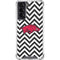 University of Arkansas-Fayetteville Chevron Print Galaxy S22 Clear Case