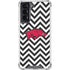 University of Arkansas-Fayetteville Chevron Print Galaxy S22 Clear Case