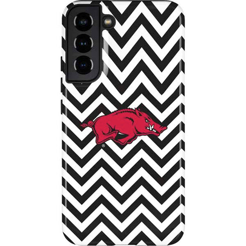University of Arkansas-Fayetteville Chevron Print Galaxy S22 Plus Pro Case