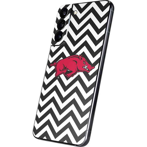 University of Arkansas-Fayetteville Chevron Print Galaxy S22 Plus Skin