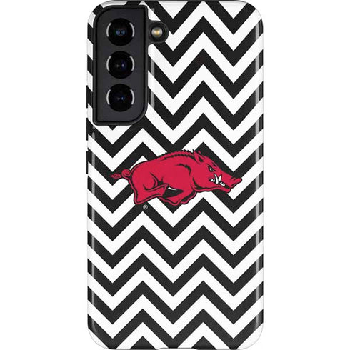 University of Arkansas-Fayetteville Chevron Print Galaxy S22 Pro Case