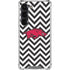 University of Arkansas-Fayetteville Chevron Print Galaxy S23 Clear Case
