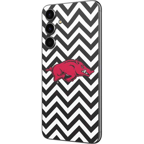 University of Arkansas-Fayetteville Chevron Print Galaxy S23 FE Skin