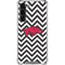 University of Arkansas-Fayetteville Chevron Print Galaxy S23 Plus Clear Case