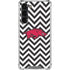 University of Arkansas-Fayetteville Chevron Print Galaxy S23 Plus Clear Case