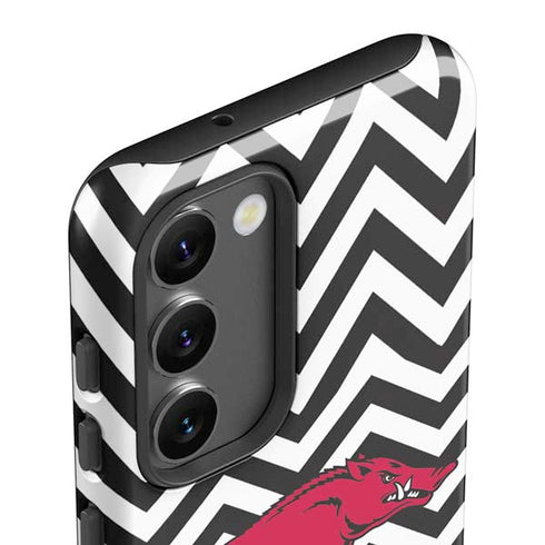 University of Arkansas-Fayetteville Chevron Print Galaxy S23 Plus Pro Case