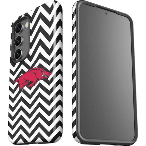 University of Arkansas-Fayetteville Chevron Print Galaxy S23 Pro Case