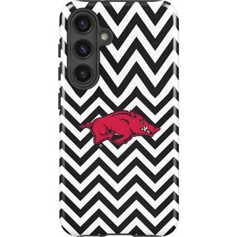 University of Arkansas-Fayetteville Chevron Print Galaxy S24 Impact Case