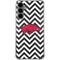 University of Arkansas-Fayetteville Chevron Print Galaxy S24 Plus Clear Case