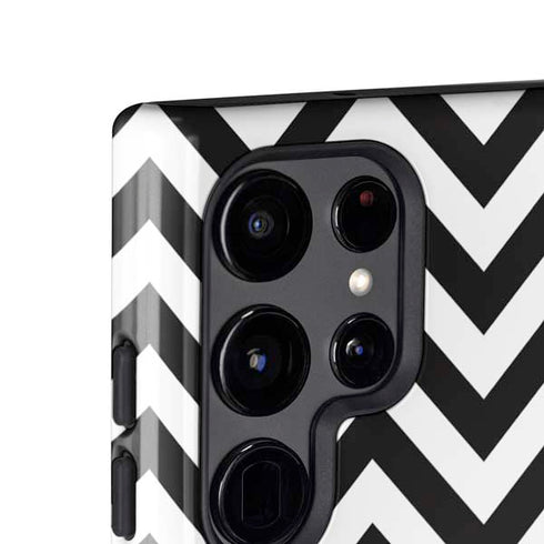 University of Arkansas-Fayetteville Chevron Print Galaxy S24 Ultra Impact Case