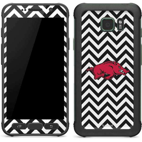 University of Arkansas-Fayetteville Chevron Print Galaxy S7 Active Skin