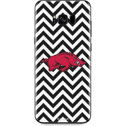 University of Arkansas-Fayetteville Chevron Print Galaxy S8 Skin