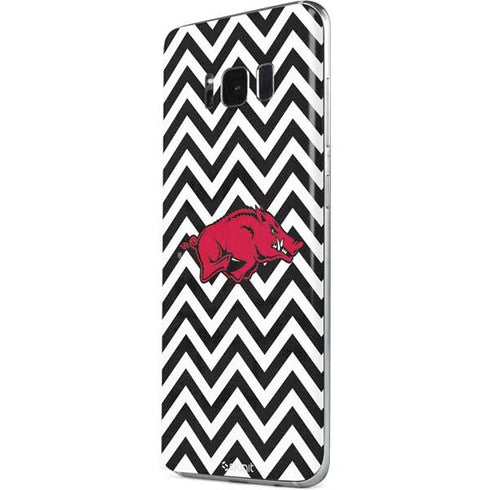 University of Arkansas-Fayetteville Chevron Print Galaxy S8 Skin