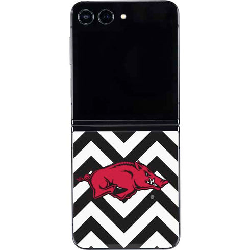 University of Arkansas-Fayetteville Chevron Print Galaxy Z Flip5 5G Skin