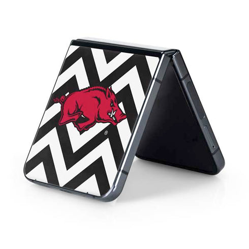 University of Arkansas-Fayetteville Chevron Print Galaxy Z Flip5 5G Skin