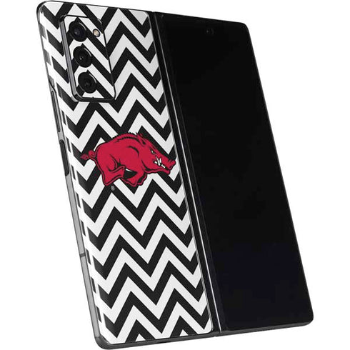 University of Arkansas-Fayetteville Chevron Print Galaxy Z Fold2 5G Skin