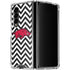 University of Arkansas-Fayetteville Chevron Print Galaxy Z Fold4 5G Clear Case