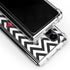 University of Arkansas-Fayetteville Chevron Print Galaxy Z Fold4 5G Clear Case