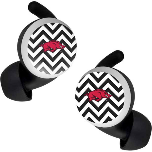University of Arkansas-Fayetteville Chevron Print Google Pixel Buds Skin