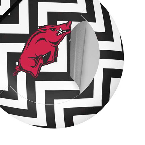 University of Arkansas-Fayetteville Chevron Print Google Pixel Buds Skin