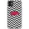 University of Arkansas-Fayetteville Chevron Print iPhone 11 Clear Case