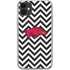 University of Arkansas-Fayetteville Chevron Print iPhone 11 Clear Case