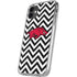 University of Arkansas-Fayetteville Chevron Print iPhone 11 Clear Case