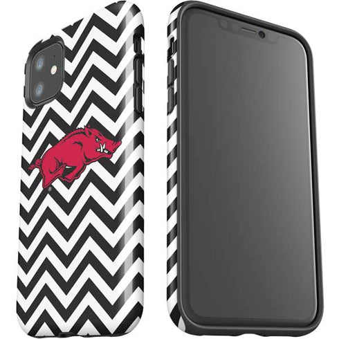 University of Arkansas-Fayetteville Chevron Print iPhone 11 Impact Case