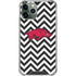 University of Arkansas-Fayetteville Chevron Print iPhone 11 Pro Max Clear Case