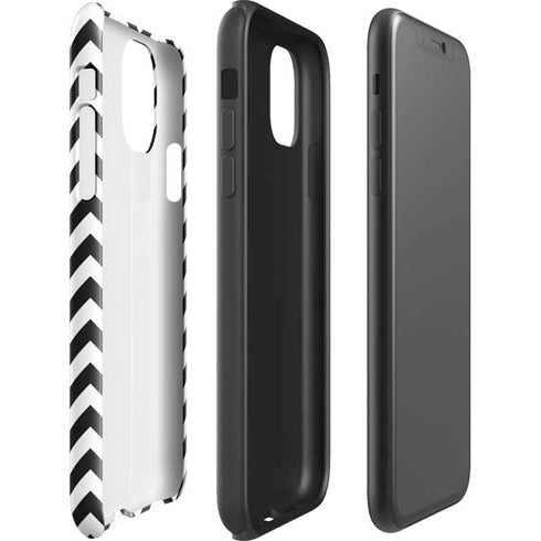 University of Arkansas-Fayetteville Chevron Print iPhone 11 Pro Max Impact Case