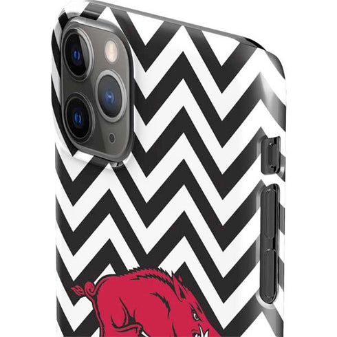 University of Arkansas-Fayetteville Chevron Print iPhone 11 Pro Max Lite Case