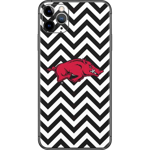 University of Arkansas-Fayetteville Chevron Print iPhone 11 Pro Max Skin