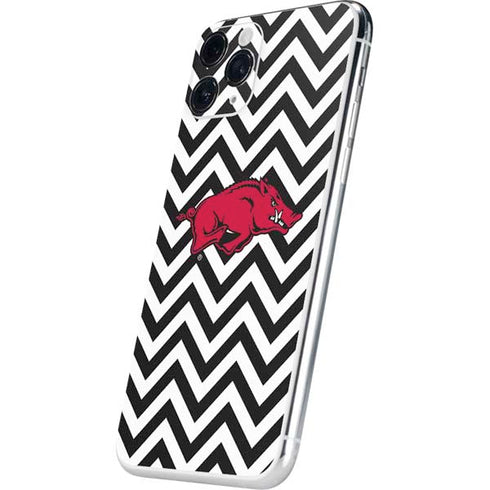University of Arkansas-Fayetteville Chevron Print iPhone 11 Pro Skin