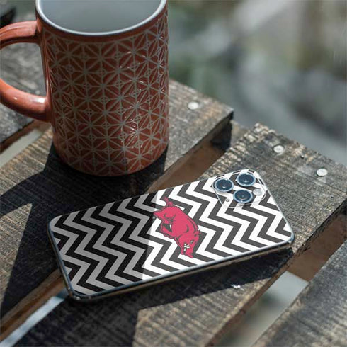 University of Arkansas-Fayetteville Chevron Print iPhone 11 Pro Skin