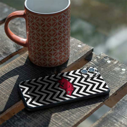 University of Arkansas-Fayetteville Chevron Print iPhone 11 Skin