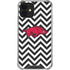 University of Arkansas-Fayetteville Chevron Print iPhone 12 Clear Case