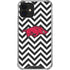 University of Arkansas-Fayetteville Chevron Print iPhone 12 Mini Clear Case
