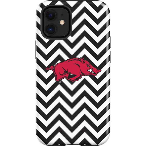 University of Arkansas-Fayetteville Chevron Print iPhone 12 Mini Impact Case