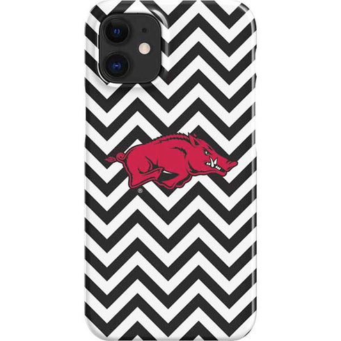 University of Arkansas-Fayetteville Chevron Print iPhone 12 Mini Lite Case