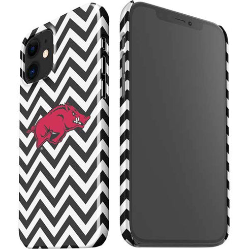 University of Arkansas-Fayetteville Chevron Print iPhone 12 Mini Lite Case