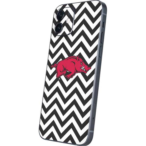 University of Arkansas-Fayetteville Chevron Print iPhone 12 Mini Skin